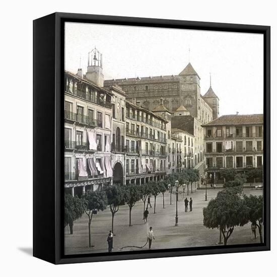 Toledo (Spain), Zacodover Gate-Leon, Levy et Fils-Framed Stretched Canvas