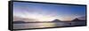 Toliman, Atitlan and San Pedro Volcanoes, Lake Atitlan, Guatemala-Michele Falzone-Framed Stretched Canvas