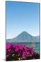 Toliman Volcano and Lago De Atitlan (Lake Atitlan), San Juan La Laguna, Guatemala-Michael DeFreitas-Mounted Photographic Print