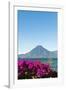 Toliman Volcano and Lago De Atitlan (Lake Atitlan), San Juan La Laguna, Guatemala-Michael DeFreitas-Framed Photographic Print