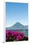 Toliman Volcano and Lago De Atitlan (Lake Atitlan), San Juan La Laguna, Guatemala-Michael DeFreitas-Framed Photographic Print