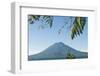 Toliman Volcano and Lago De Atitlan (Lake Atitlan), San Juan La Laguna, Guatemala-Michael DeFreitas-Framed Photographic Print