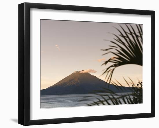 Toliman Volcano, Lago de Atitlan, Guatemala, Central America-Michael DeFreitas-Framed Photographic Print