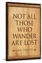 Tolkien Not All Those Who Wander are Lost Literature-null-Stretched Canvas