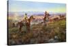 Toll Collectors-Charles Marion Russell-Stretched Canvas