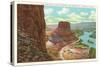 Toll Gate Rock, Green River, Wyoming-null-Stretched Canvas