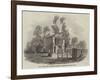 Toll-House, Near Gloucester, Struck by Lightning-null-Framed Giclee Print