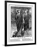 Toll of the Sea, the Sinking of the Titanic, 1912-null-Framed Giclee Print