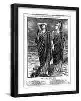 Toll of the Sea, the Sinking of the Titanic, 1912-null-Framed Giclee Print