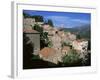 Tolla Village and Dam, Corsica, France-Guy Thouvenin-Framed Photographic Print