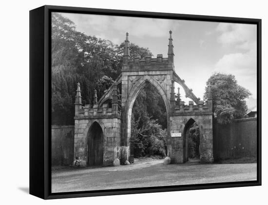 Tollymore Entrance Gate-null-Framed Stretched Canvas