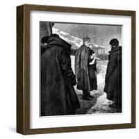 Tolstoy and Peasants-Kenyon Cox-Framed Art Print