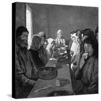 Tolstoy Eating-Room-Kenyon Cox-Stretched Canvas