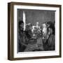 Tolstoy Eating-Room-Kenyon Cox-Framed Art Print