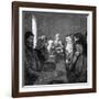 Tolstoy Eating-Room-Kenyon Cox-Framed Art Print