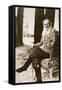 Tolstoy in His Later Years at His Country Estate-null-Framed Stretched Canvas