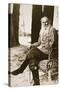 Tolstoy in His Later Years at His Country Estate-null-Stretched Canvas