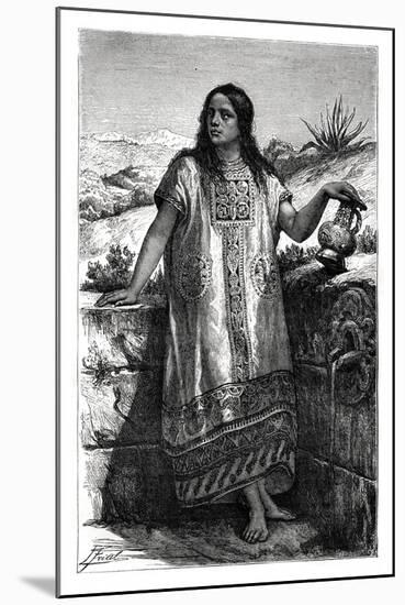 Toltec Girl, Mexico, 19th Century-Pierre Fritel-Mounted Giclee Print