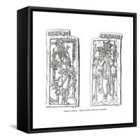 Toltec Sculptures, Mexico, 19th Century-Sellier-Framed Stretched Canvas