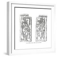 Toltec Sculptures, Mexico, 19th Century-Sellier-Framed Giclee Print