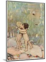 Tom and Ellie, Illustration from 'The Water Babies' by Reverend Charles Kingsley-Jessie Willcox-Smith-Mounted Giclee Print