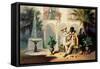 Tom and Evangeline-Adolphe Jean-baptiste Bayot-Framed Stretched Canvas