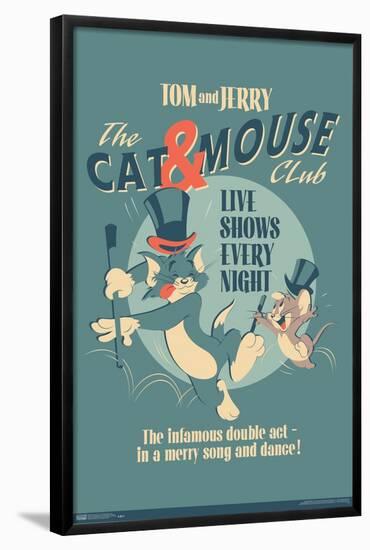 Tom And Jerry - Cat And Mouse Club-Trends International-Framed Poster