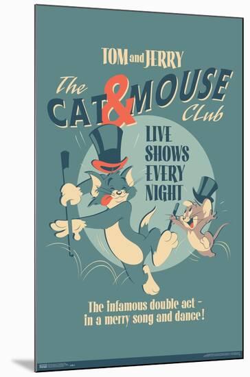 Tom And Jerry - Cat And Mouse Club-Trends International-Mounted Poster