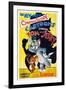 TOM AND JERRY, from left: Jerry the Mouse, Tom the cat, 1955.-null-Framed Art Print