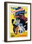 TOM AND JERRY, from left: Jerry the Mouse, Tom the cat, 1955.-null-Framed Art Print