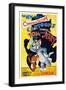 TOM AND JERRY, from left: Jerry the Mouse, Tom the cat, 1955.-null-Framed Art Print