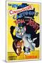 TOM AND JERRY, from left: Jerry the Mouse, Tom the cat, 1955.-null-Mounted Art Print