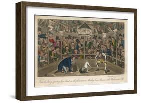 Tom and Jerry Sporting Their Blunt on the Phenomenon Monkey Jacco Macacco at the Westminster Pit-null-Framed Art Print