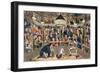 Tom and Jerry Sporting Their Blunt on the Phenomenon Monkey, Jacco Macacco, at the Westminster Pit-I. Robert & George Cruikshank-Framed Giclee Print