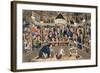 Tom and Jerry Sporting Their Blunt on the Phenomenon Monkey, Jacco Macacco, at the Westminster Pit-I. Robert & George Cruikshank-Framed Giclee Print