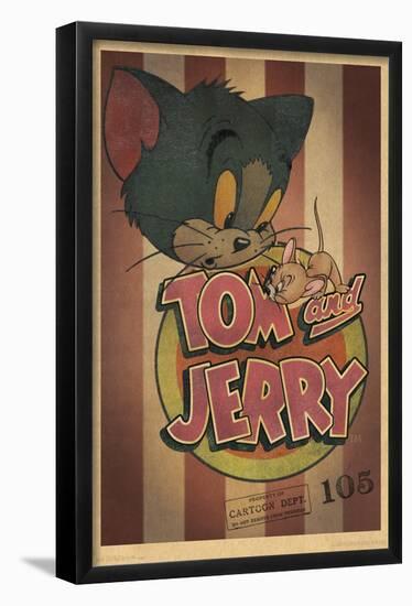 Tom And Jerry - Stripes-Trends International-Framed Poster