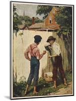 Tom and Joe Tell Their Adventures-Worth Brehm-Mounted Art Print