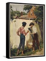 Tom and Joe Tell Their Adventures-Worth Brehm-Framed Stretched Canvas