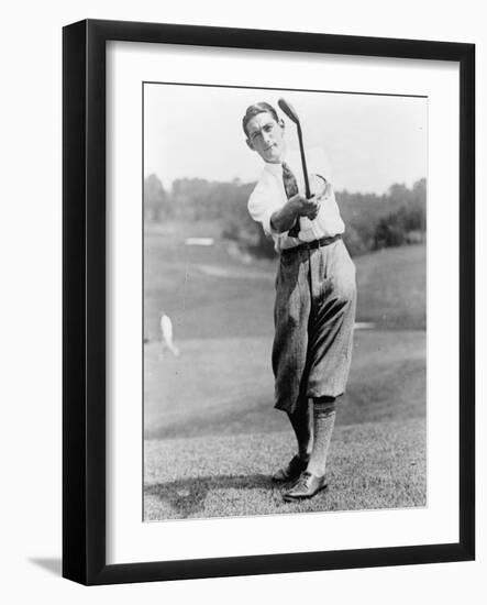 Tom Armour US Tour Golf Champion Photograph-Lantern Press-Framed Art Print