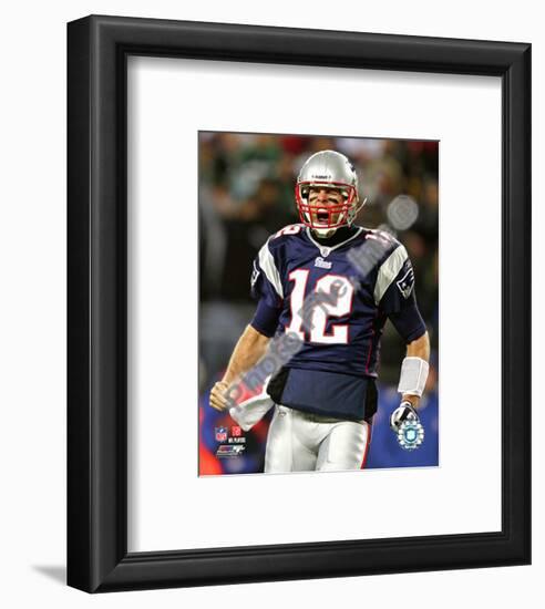 Tom Brady 2010 Action-null-Framed Photographic Print