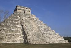 Mayan Ruins at Chichen Itza, Kukulcans Pyramid, Yucatan, Mexico-Tom Brakefield-Photographic Print