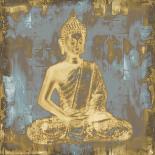 Silver Buddha-Tom Bray-Stretched Canvas