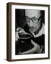 Tom Burnham with a Pint at the Bell, Codicote, Hertfordshire, December 1986-Denis Williams-Framed Photographic Print