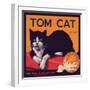 Tom Cat Brand - Orosi, California - Citrus Crate Label-Lantern Press-Framed Art Print