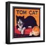 Tom Cat Brand - Orosi, California - Citrus Crate Label-Lantern Press-Framed Art Print