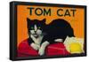 Tom Cat Lemon Label - Orosi, Ca-null-Framed Poster