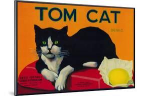 Tom Cat Lemon Label - Orosi, Ca-null-Mounted Poster