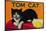 Tom Cat Lemon Label - Orosi, CA-Lantern Press-Mounted Art Print