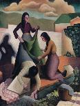 Wayside Laundry, 1935, (1937)-Tom Chadwick-Stretched Canvas