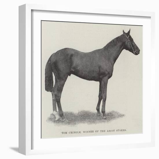 Tom Cringle, Winner of the Ascot Stakes-null-Framed Giclee Print